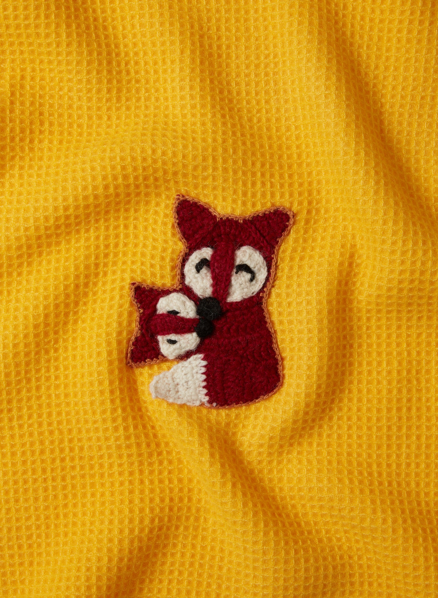 Baby Blanket | Yellow & Fox Family
