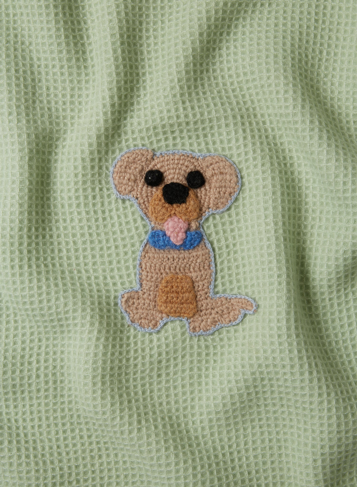 Baby Blanket | Green & Dog