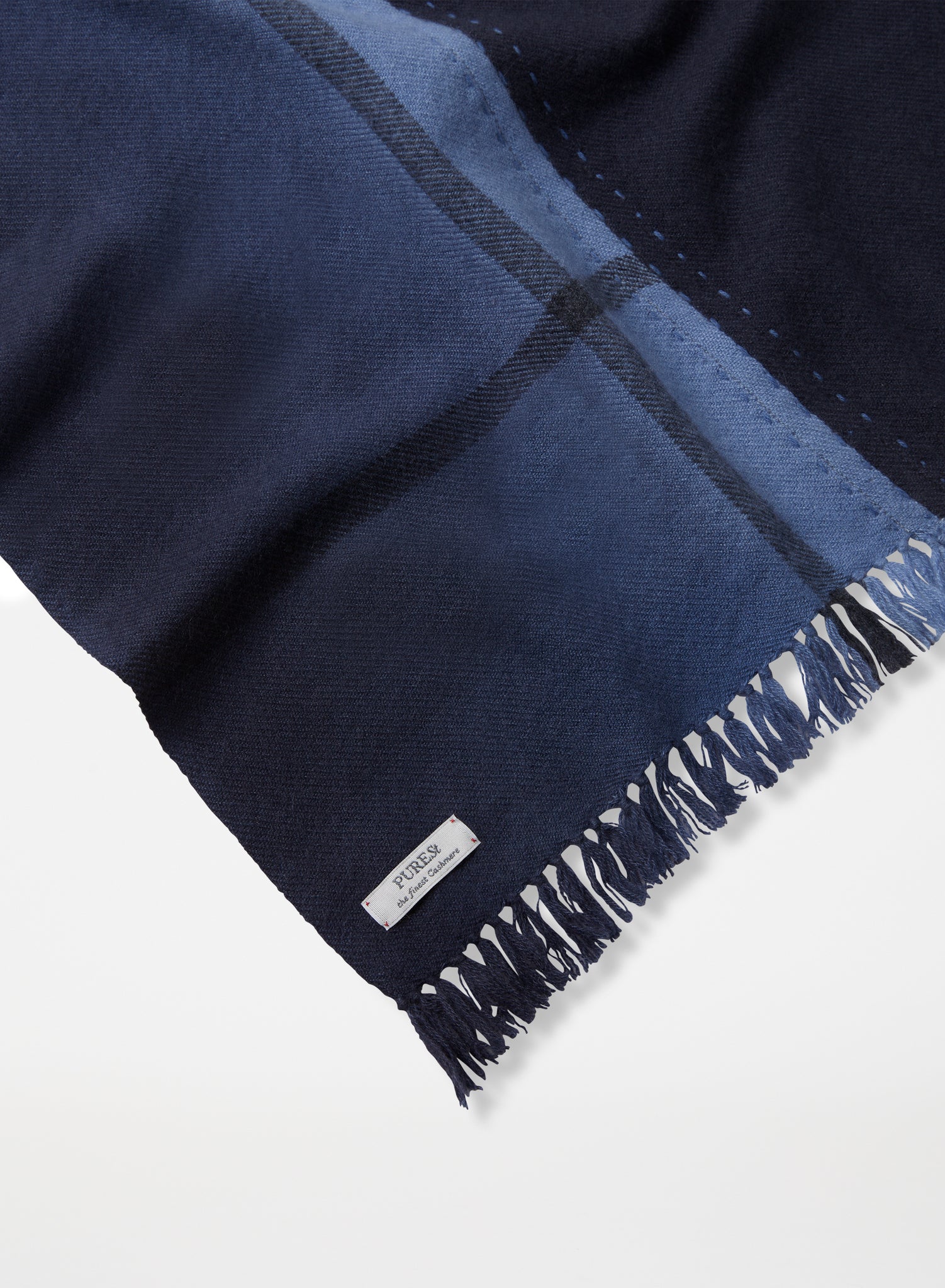 Combined Scarf | Teal & Light Grey