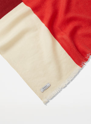 Block Scarf | Red shades