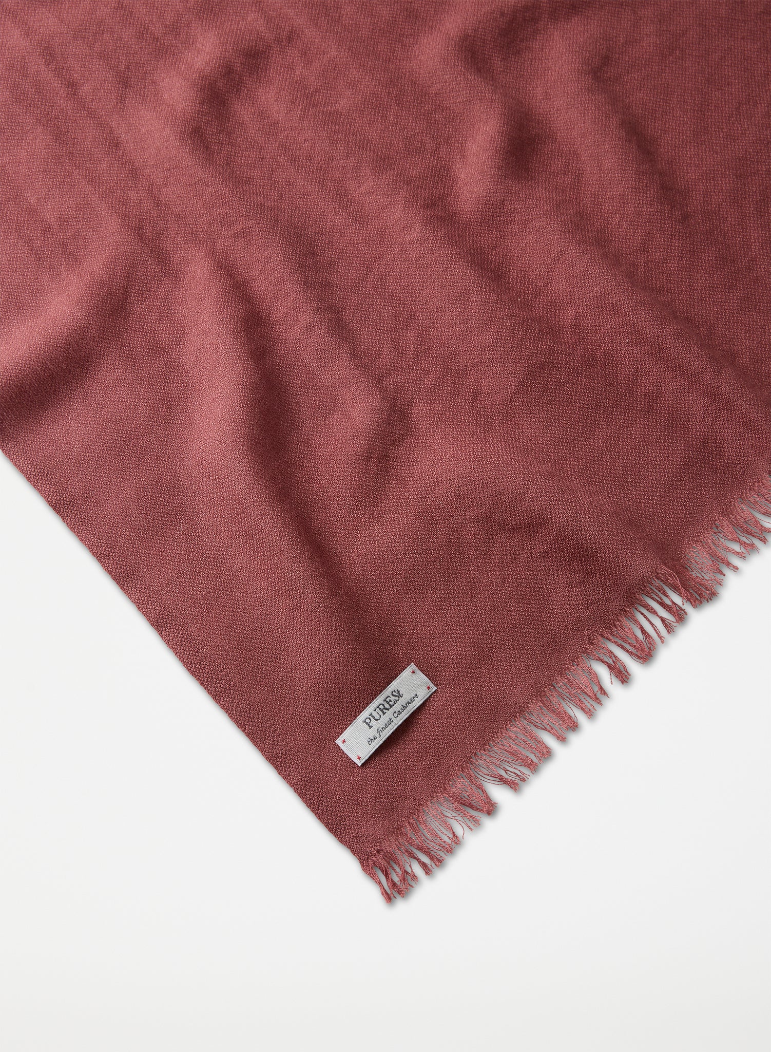 Broken Twill Shawl | Brick